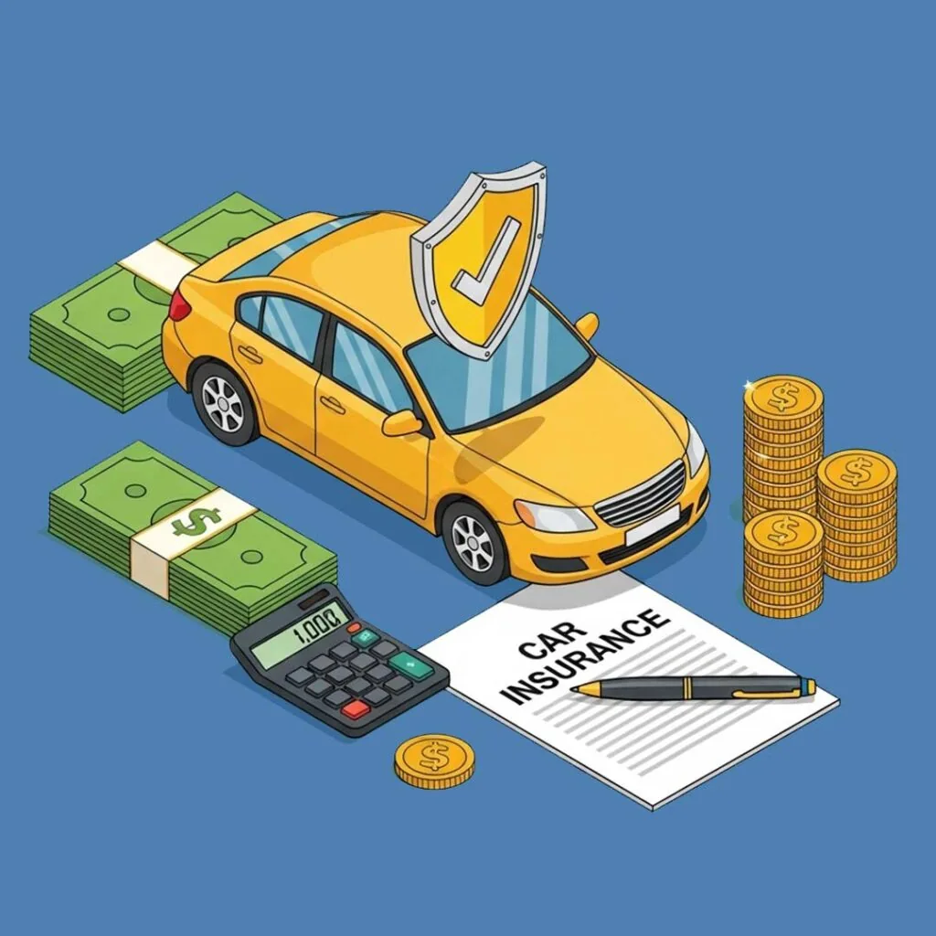 Car insurance illustration
