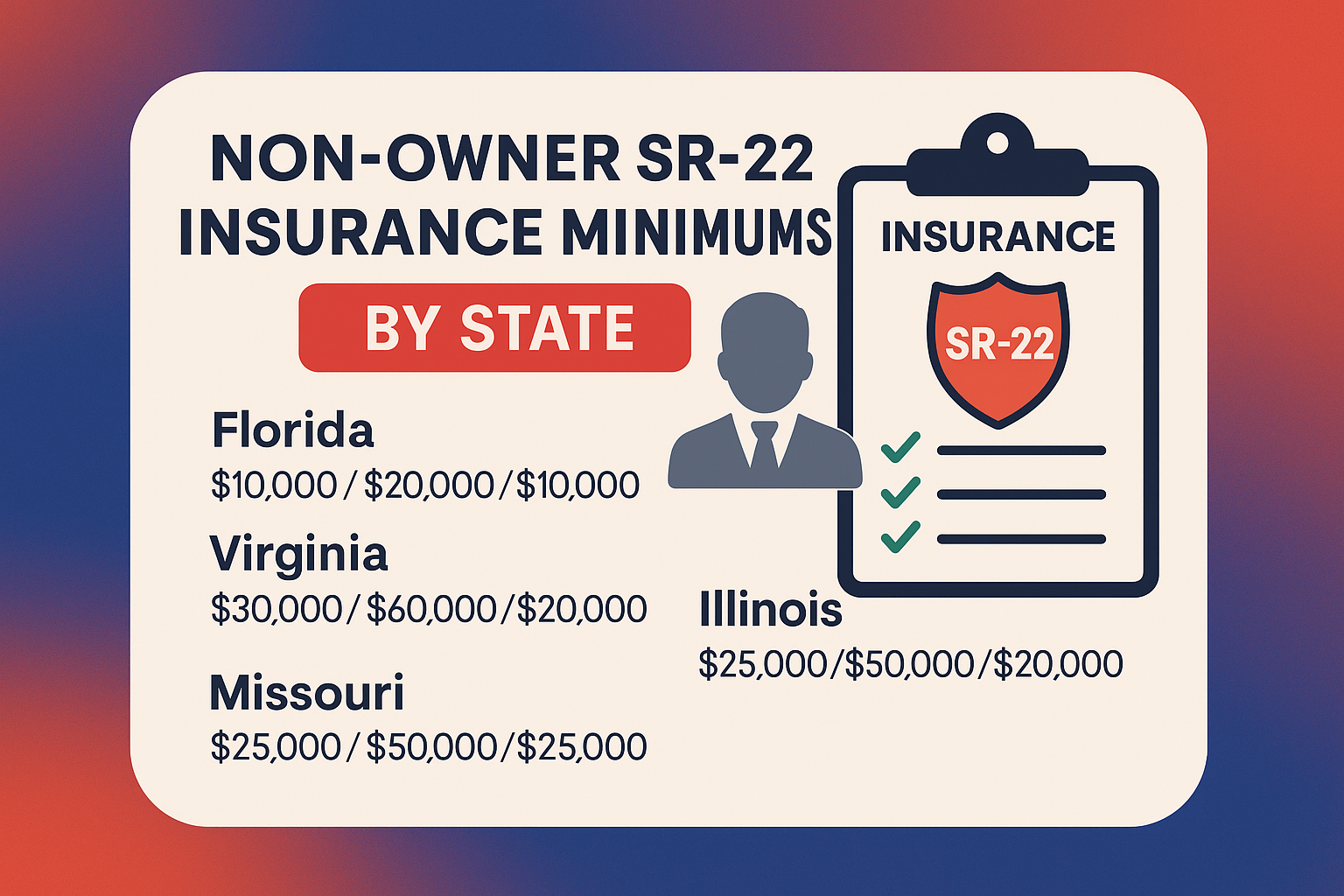 SR-22 Insurance Requirements by State — The Car Insurance Guy